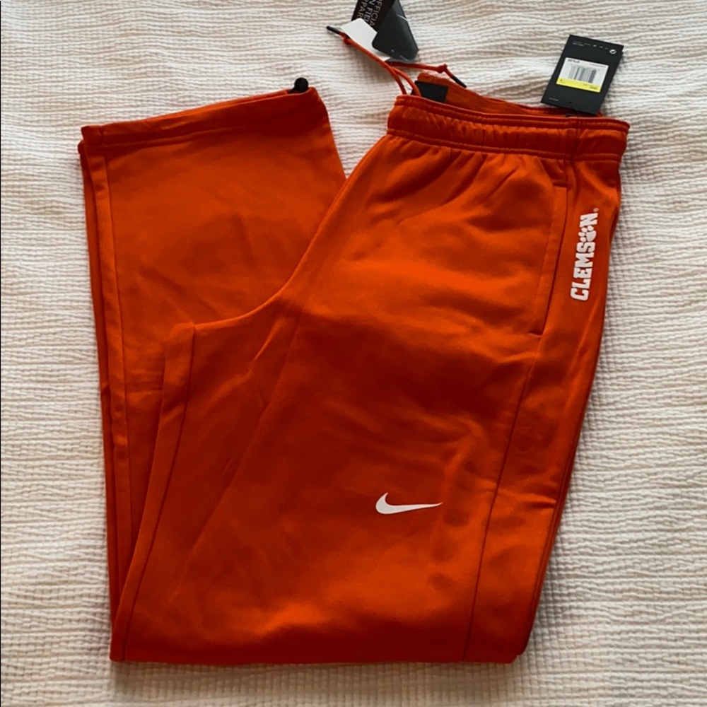 Orange nike Clemson sweatpants